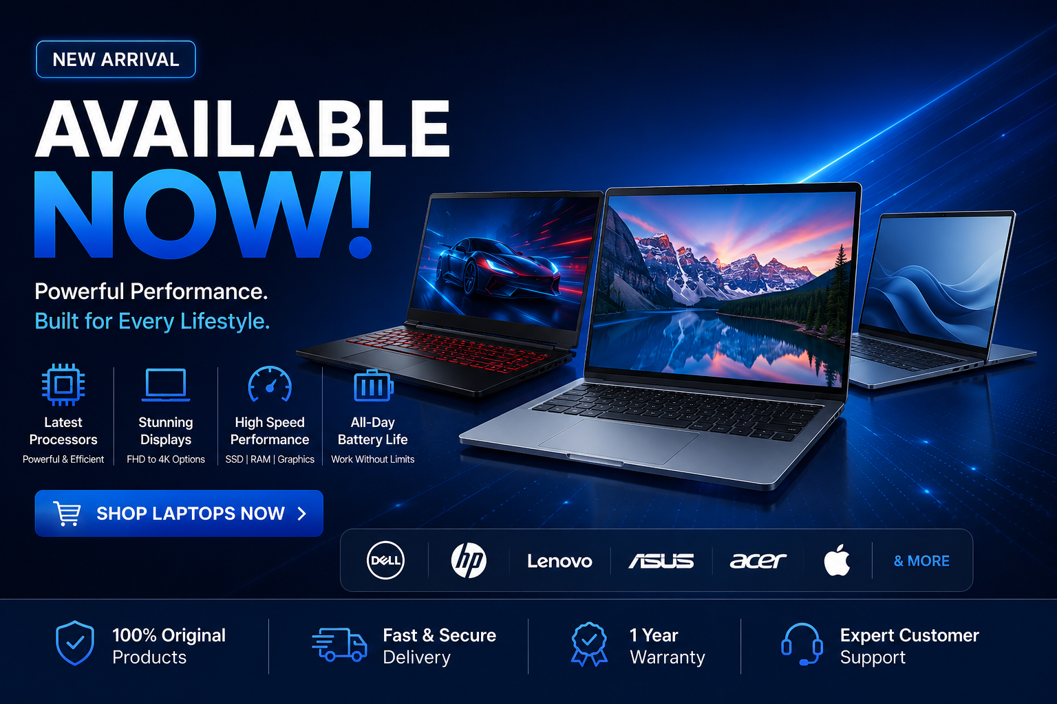 Available now laptop promotion