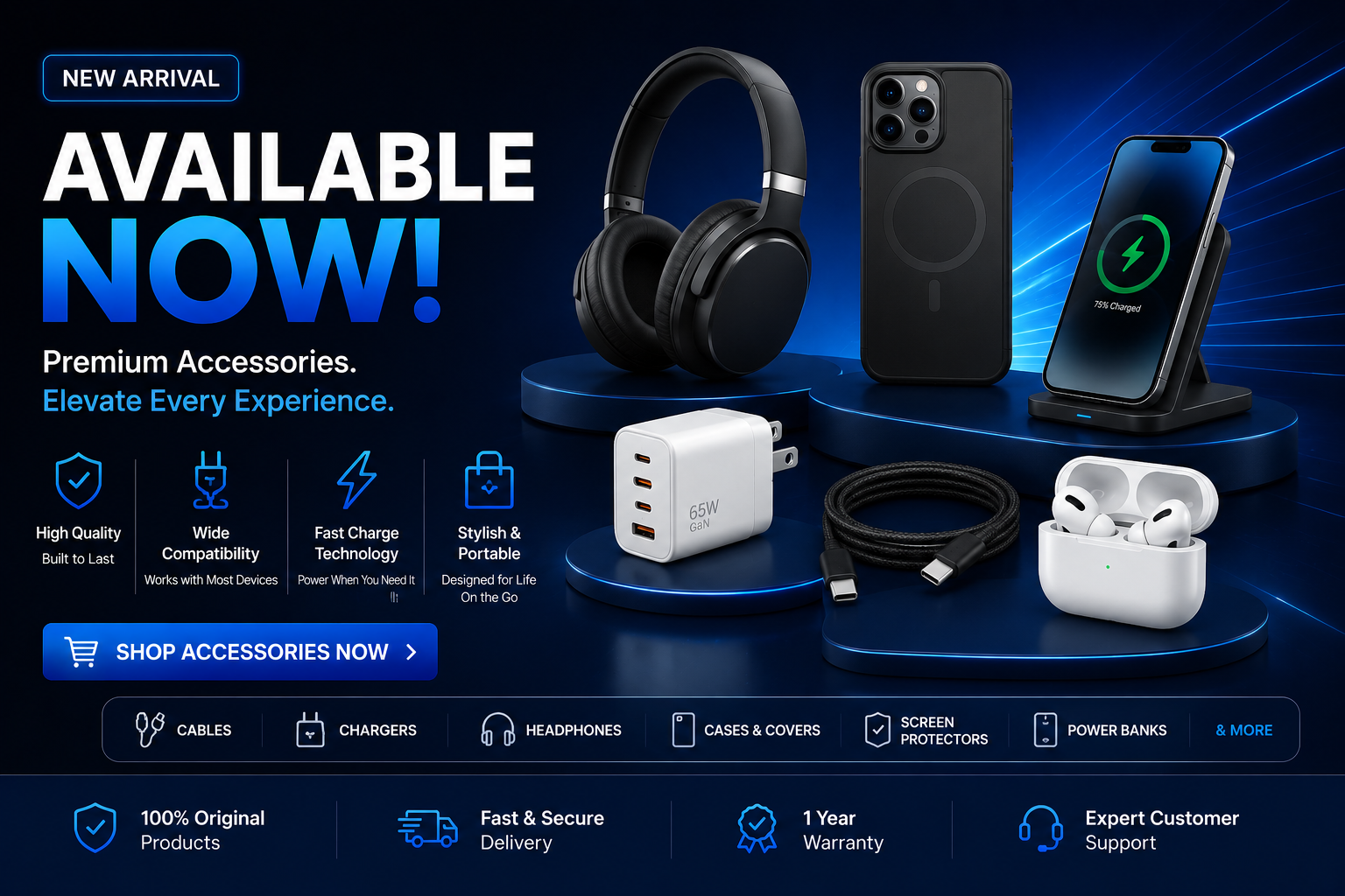 Available now accessories promotion